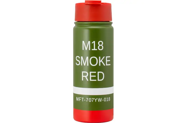 Mission First Tactical 16 oz M18 Red Smoke Flip-Top Bottle DM18R-16